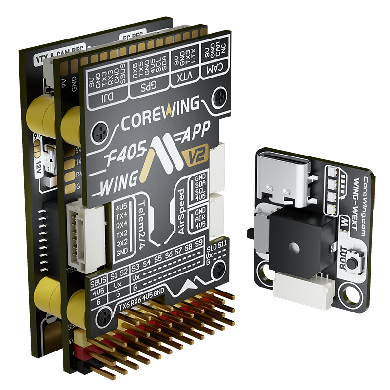 Corewing F405 Wingv2 Fixed-Wing Model Drone Flight Control Supports Vertical Ardupilot
